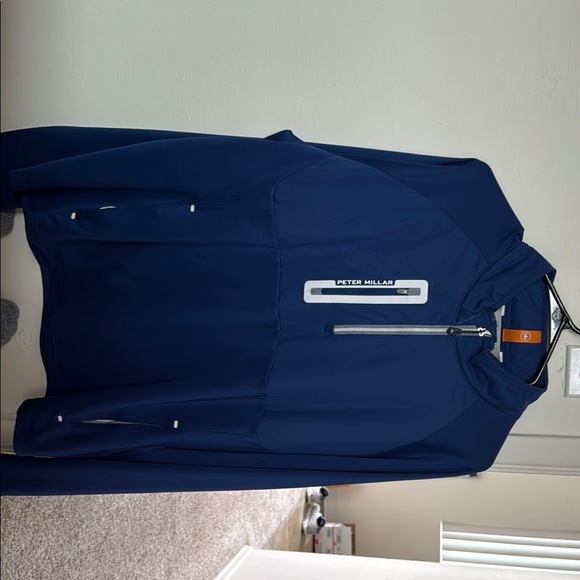 Peter Millar Blue Performance Jacket with Modern Athletic Design - Picture 3 of 3